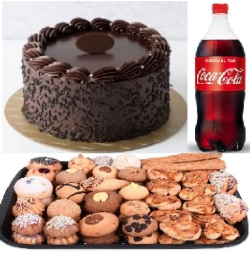 1 Litre Kola Dahil 9-10 Kişilik Pasta Menüsü