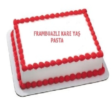 100 Kişilik Frambuazlı Yaş Pasta davetlerin şık tatlı sunumu.