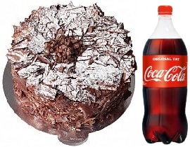 Parça Çikolatalı Pasta 1 Litre Cola